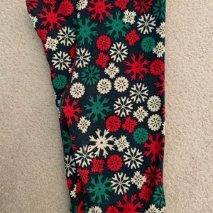 Little girls Christmas leggings